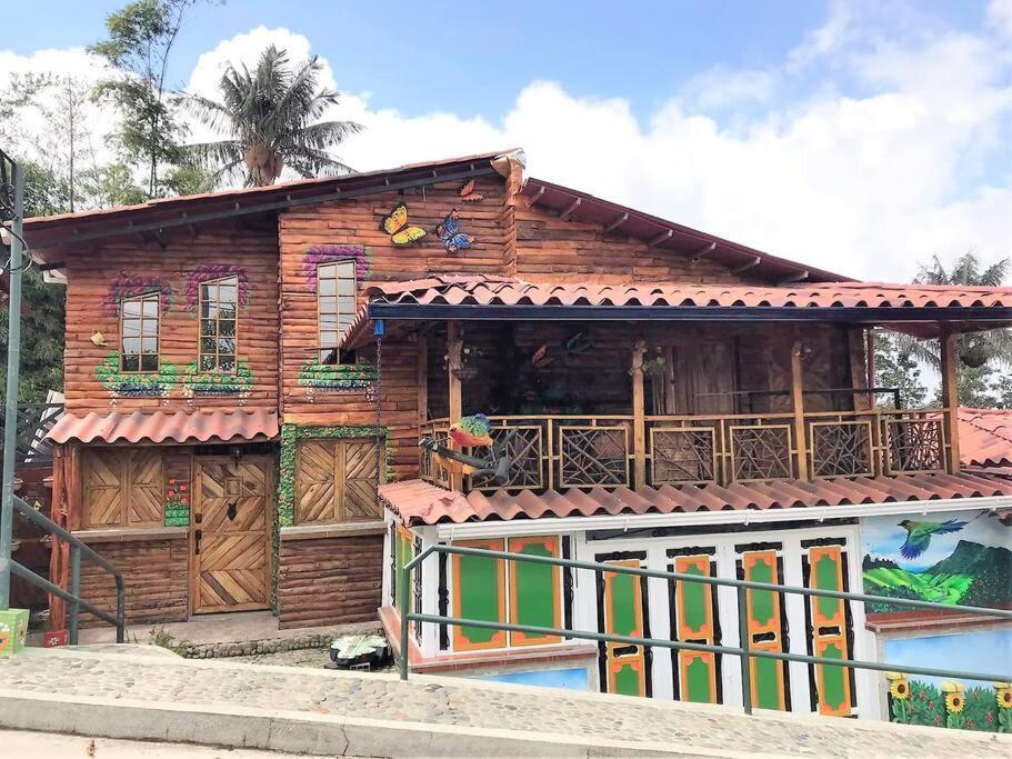 El Encanto Mountain Cabin Salento Exterior foto